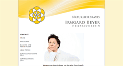 Desktop Screenshot of heilpraktikerin-beyer.de